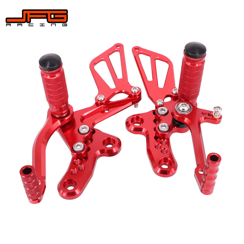 Motocyklové hliníkové CNC nastaviteľné stúpačky, pedále, zadná sada pre SUZUKI GSXR1300 GSXR 1300 Hayabusa 1999-2013