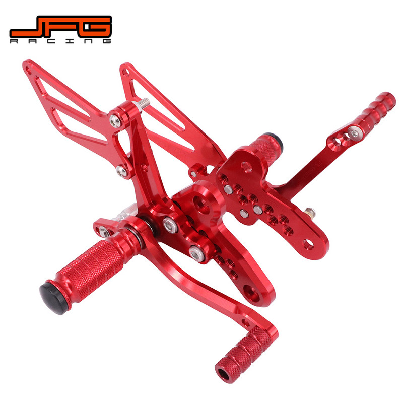 Motocyklové hliníkové CNC nastaviteľné stúpačky, pedále, zadná sada pre SUZUKI GSXR1300 GSXR 1300 Hayabusa 1999-2013