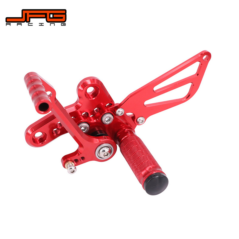 Motocyklové hliníkové CNC nastaviteľné stúpačky, pedále, zadná sada pre SUZUKI GSXR1300 GSXR 1300 Hayabusa 1999-2013