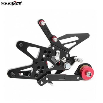 Ρυθμιζόμενες πίσω πλάκες αλουμινίου CNC For Triumph DAYTONA 675/ R 2013 2014 2015 2016 2017 2018 Πίσω Σετ Μοτοσικλέτας Ποδαράκια