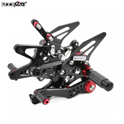CNC hliníkové nastaviteľné zadné sady pre Triumph DAYTONA 675/ R 2013 2014 2015 2016 2017 2018 motocykel zadné sady stúpačiek