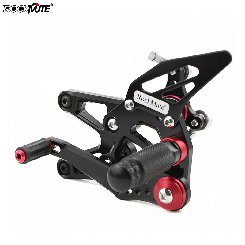 CNC alumínium állítható háttámlák Triumph DAYTONA 675/ R 2013 2014 2015 2016 2017 2018 motorkerékpár hátsó készletek lábtartókhoz