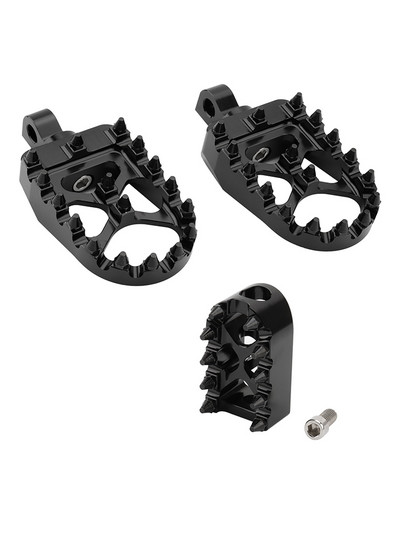 Motorkerékpár lábtartók MX széles, zsíros lábtartók pedálok váltókarokkal Harley Sportster XL 883 1200 Dyna Street Bob Bobber Custom