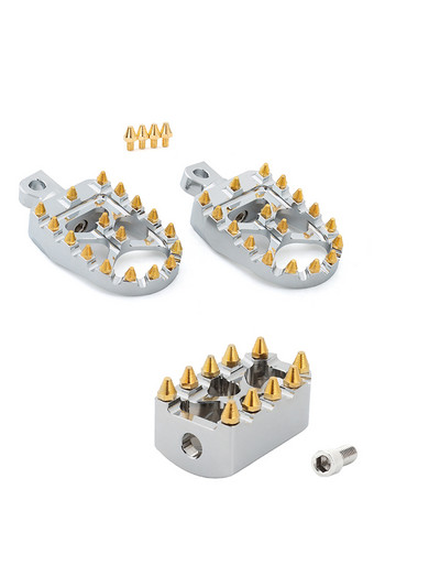 Motorkerékpár lábtartók MX széles, zsíros lábtartók pedálok váltókarokkal Harley Sportster XL 883 1200 Dyna Street Bob Bobber Custom