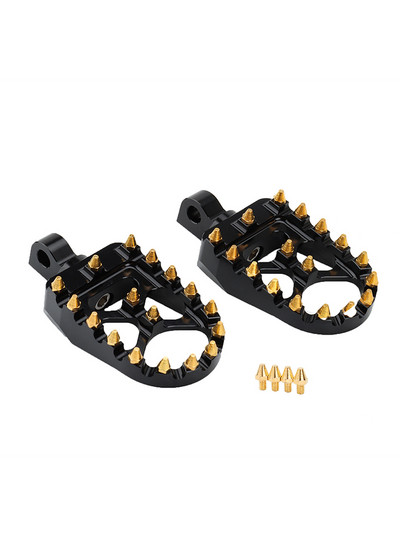 Motorkerékpár lábtartók MX széles, zsíros lábtartók pedálok váltókarokkal Harley Sportster XL 883 1200 Dyna Street Bob Bobber Custom