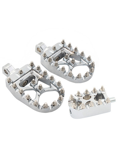 Motorkerékpár lábtartók MX széles, zsíros lábtartók pedálok váltókarokkal Harley Sportster XL 883 1200 Dyna Street Bob Bobber Custom