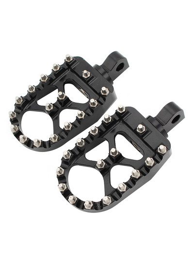 Motorkerékpár lábtartók MX széles, zsíros lábtartók pedálok váltókarokkal Harley Sportster XL 883 1200 Dyna Street Bob Bobber Custom