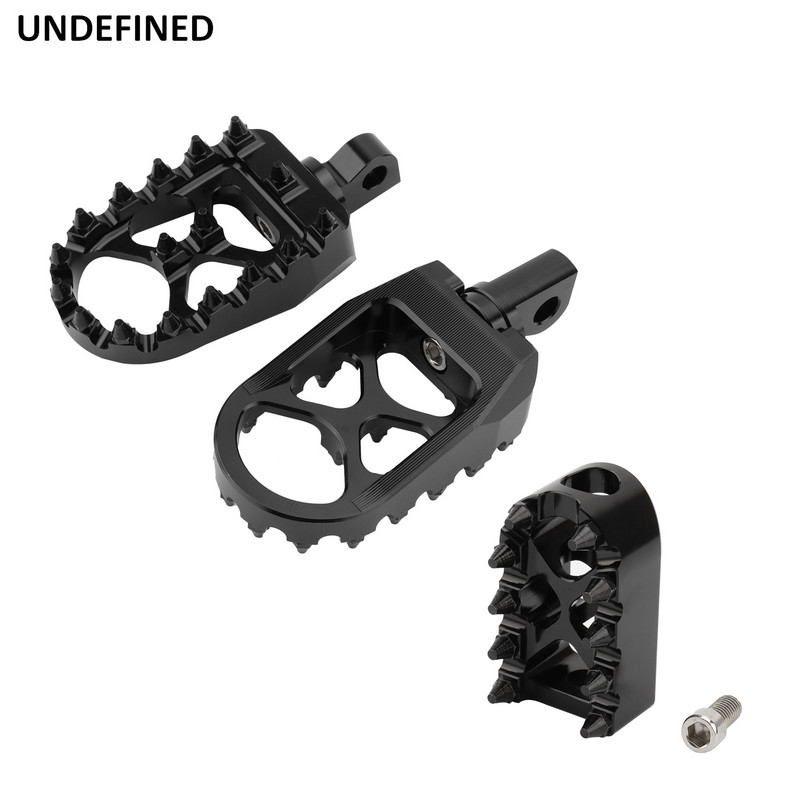 Motorkerékpár lábtartók MX széles, zsíros lábtartók pedálok váltókarokkal Harley Sportster XL 883 1200 Dyna Street Bob Bobber Custom