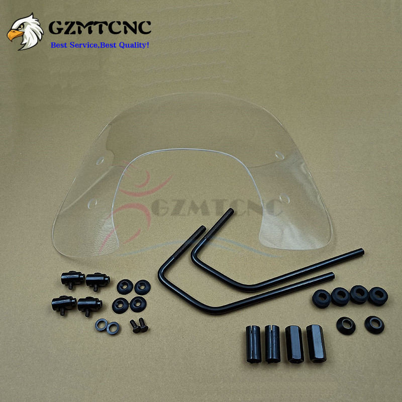 Pre Piaggio Vespa Primavera 150 125 2013-2022 Čelné sklo s montážnym držiakom Deflektor vetra Čelné sklo Scooter Flyscreen