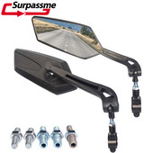 Univerzális visszapillantó tükrök 7/8 hüvelykes kormányra szerelhető motorkerékpár robogó moped elektromos kerékpár oldalsó visszapillantó tükör tartozékok