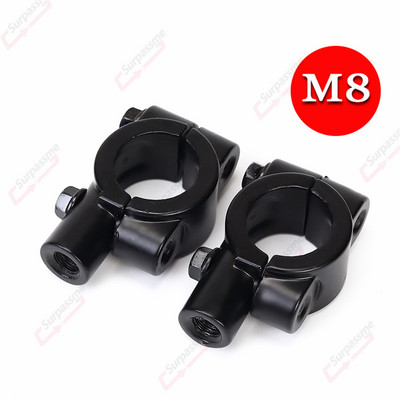 Univerzális visszapillantó tükrök 7/8 hüvelykes kormányra szerelhető motorkerékpár robogó moped elektromos kerékpár oldalsó visszapillantó tükör tartozékok