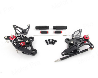 Reguliuojamos pėdų atramos, skirtos SUZUKI GSR 750 2011 - 2017 Motociklų Priedai Kojos Kaištis Rearsets Pedalas GSX-S750 GSXS750Z 2015 - 2021 m.