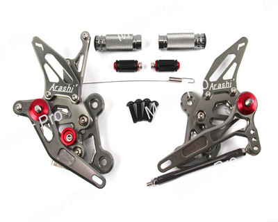 Reguliuojamos pėdų atramos, skirtos SUZUKI GSR 750 2011 - 2017 Motociklų Priedai Kojos Kaištis Rearsets Pedalas GSX-S750 GSXS750Z 2015 - 2021 m.