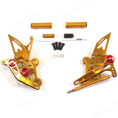 Reguliuojamos pėdų atramos, skirtos SUZUKI GSR 750 2011 - 2017 Motociklų Priedai Kojos Kaištis Rearsets Pedalas GSX-S750 GSXS750Z 2015 - 2021 m.