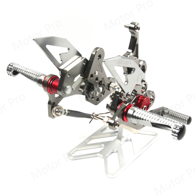 Reguliuojamos pėdų atramos, skirtos SUZUKI GSR 750 2011 - 2017 Motociklų Priedai Kojos Kaištis Rearsets Pedalas GSX-S750 GSXS750Z 2015 - 2021 m.