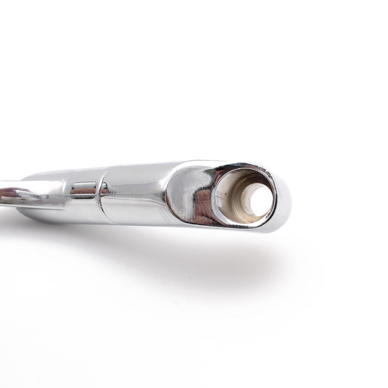 Motocyklové chrómové/čierne hliníkové + plastové retro spätné zrkadlá s čírym sklom, univerzálne pre Honda CG125 Cafe Racer Custom