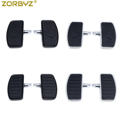 ZORBYZ Motocykel, čierna nastaviteľná opierka na nohy pre spolujazdca vzadu pre Harley Sportster 883 1200 Dyna