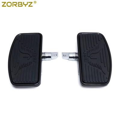 ZORBYZ motorkerékpár fekete állítható hátsó utas padlólap lábtartó lábtartó Harley Sportster 883 1200 Dynahoz