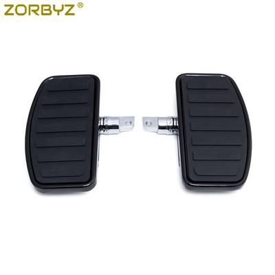 ZORBYZ motorkerékpár fekete állítható hátsó utas padlólap lábtartó lábtartó Harley Sportster 883 1200 Dynahoz
