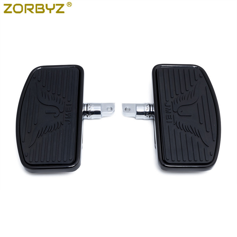 ZORBYZ motorkerékpár fekete állítható hátsó utas padlólap lábtartó lábtartó Harley Sportster 883 1200 Dynahoz