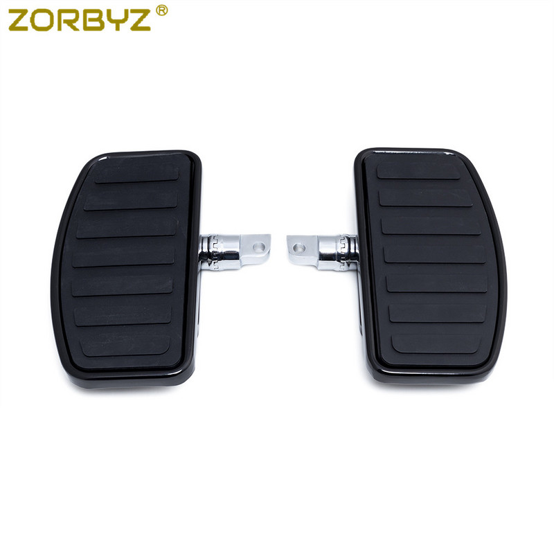 ZORBYZ motorkerékpár fekete állítható hátsó utas padlólap lábtartó lábtartó Harley Sportster 883 1200 Dynahoz