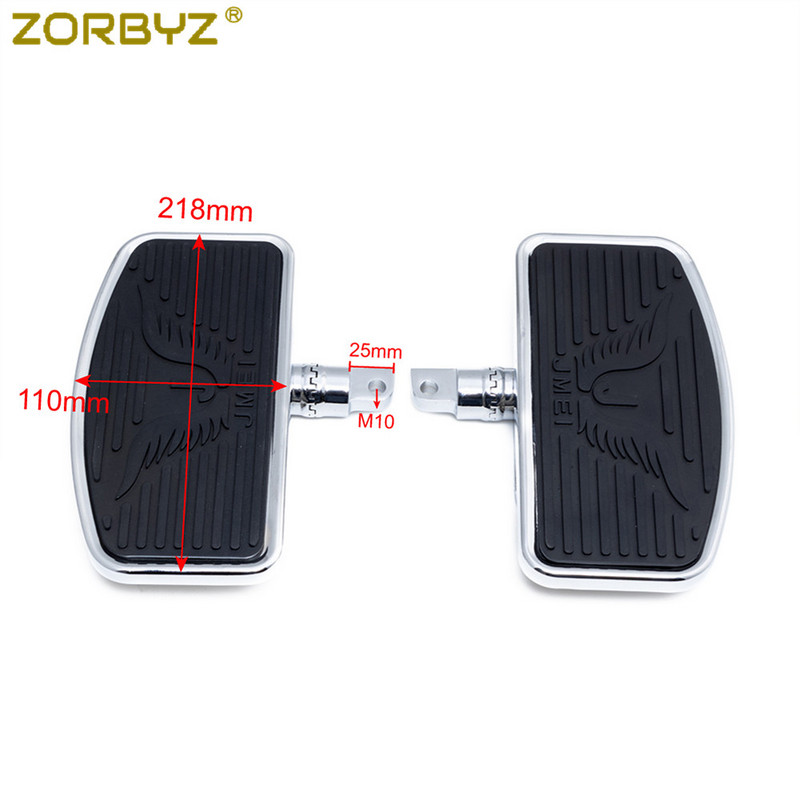 ZORBYZ motorkerékpár fekete állítható hátsó utas padlólap lábtartó lábtartó Harley Sportster 883 1200 Dynahoz