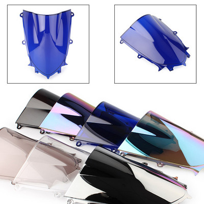 Szélvédő Yamaha YZF R6 600 R7 700 YZFR6 YZFR7 2017-2022 Dupla buborékos szélvédő motorkerékpár-tartozékok burkolatterelő