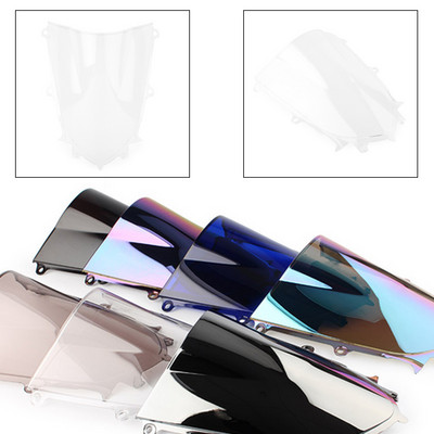 Szélvédő Yamaha YZF R6 600 R7 700 YZFR6 YZFR7 2017-2022 Dupla buborékos szélvédő motorkerékpár-tartozékok burkolatterelő