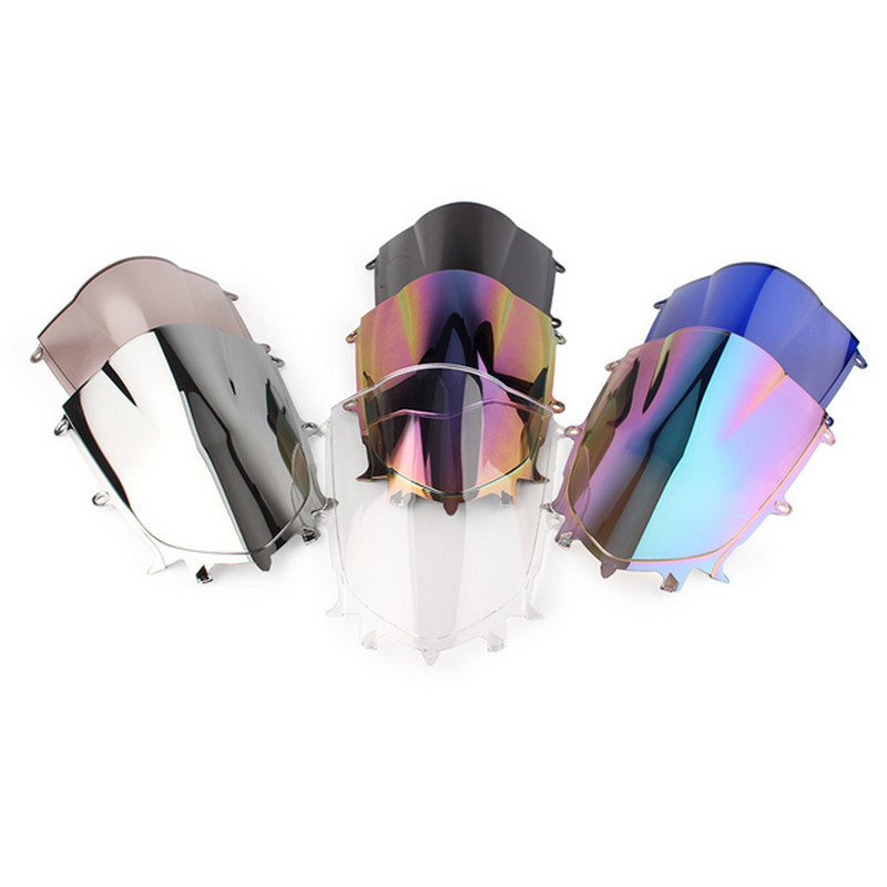 Szélvédő Yamaha YZF R6 600 R7 700 YZFR6 YZFR7 2017-2022 Dupla buborékos szélvédő motorkerékpár-tartozékok burkolatterelő