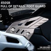 Motorkerékpár lábvédő lemez első lábtartó konzol lábpedál csap CFMOTO 450SR-hez