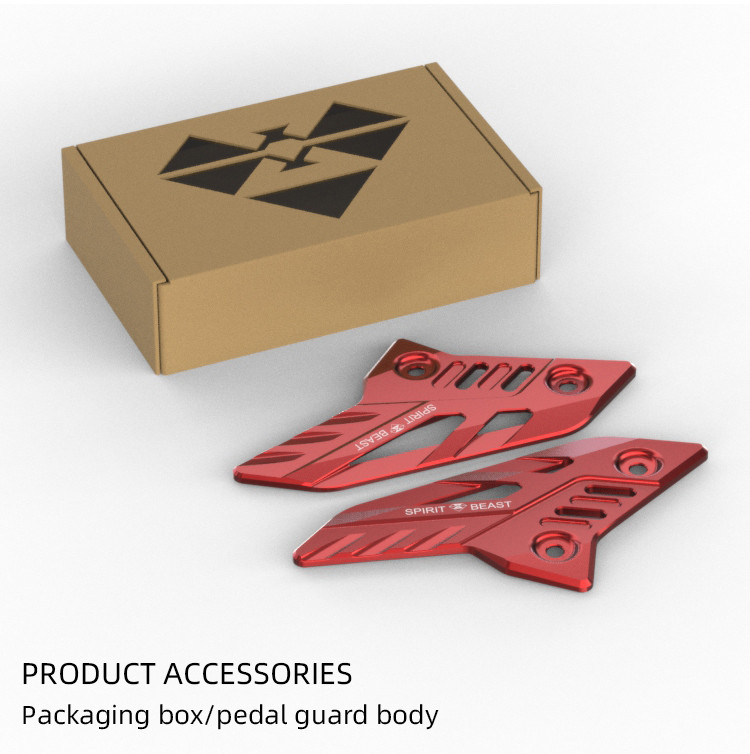 Motorkerékpár lábvédő lemez első lábtartó konzol lábpedál csap CFMOTO 450SR-hez