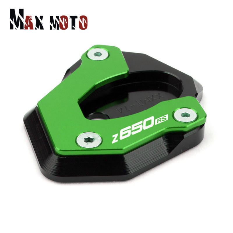 KAWASAKI Z650RS Z650 RS Z 650RS Z 650RS 2021 2022 motorkerékpárhoz, CNC kitámasztó láb oldalsó állvány hosszabbító alátét tartólemeze nagyítás