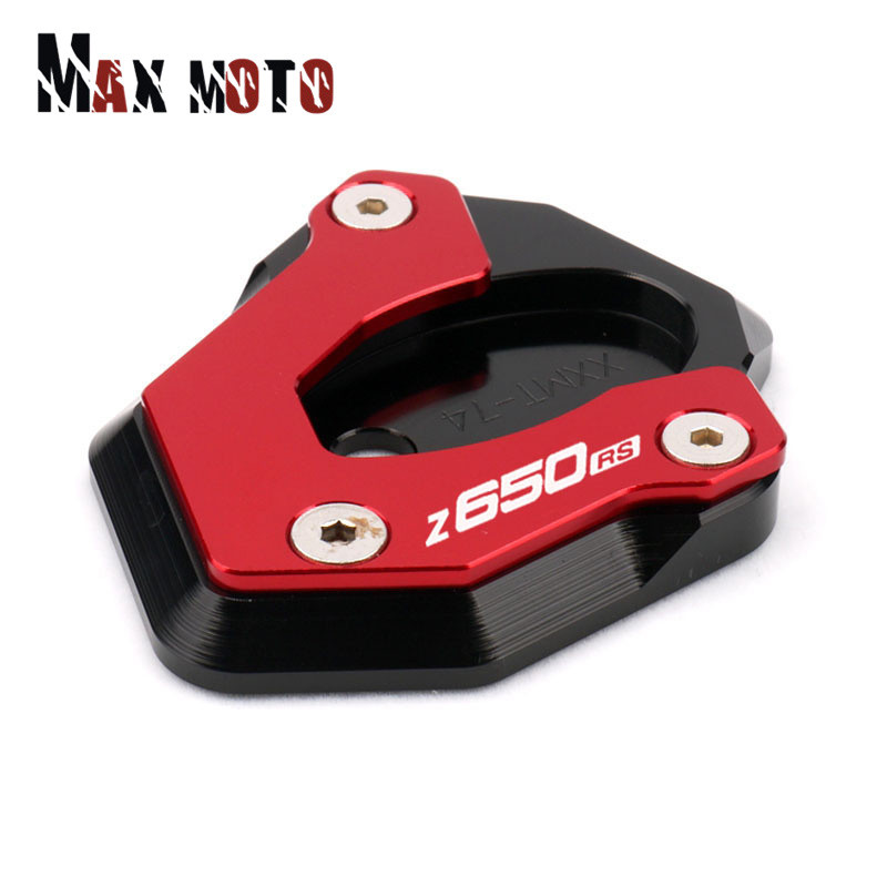 KAWASAKI Z650RS Z650 RS Z 650RS Z 650RS 2021 2022 motorkerékpárhoz, CNC kitámasztó láb oldalsó állvány hosszabbító alátét tartólemeze nagyítás