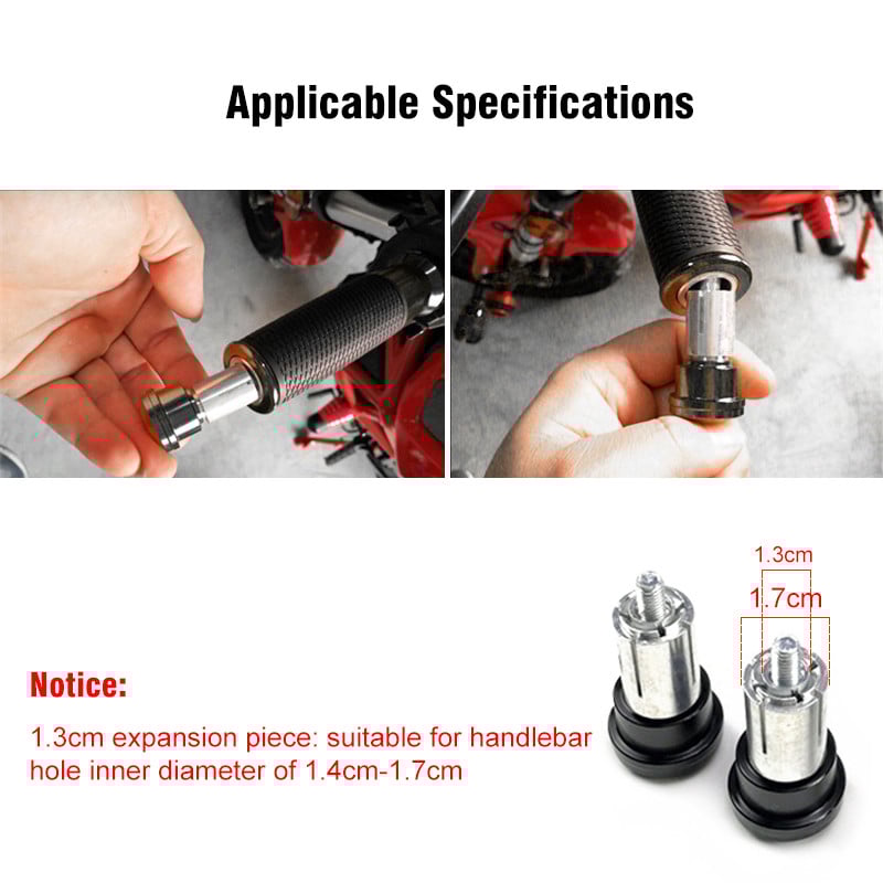 1 pár 7/8" 22mm motocyklových hliníkových bočných spätných zrkadiel na riadidlá, univerzálne spätné zrkadlá na riadidlá motocykla