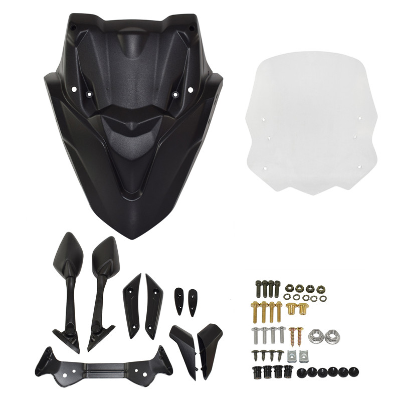 Szélvédő Szélvédő Szélterelő Üveg Első maszk panel Hátsó tükör Yamaha N-MAX 125 155 NMAX125 NMAX155 2021 2022