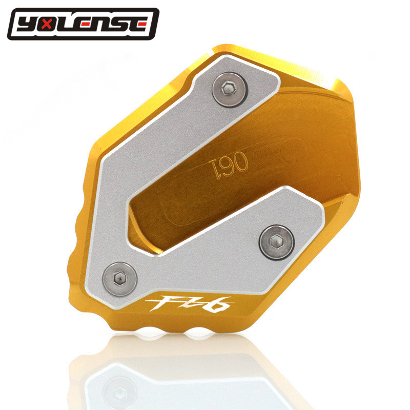 Motocyklový CNC stojan, bočný stojan, podperná doska, zväčšená pre YAMAHA FZ6 FAZER FZ6R FZ6-S2 2004-2009