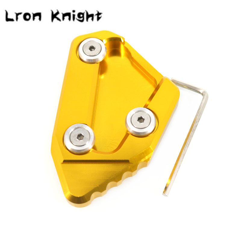 SUZUKI GSXR1000 GSX-R1000 GSXR 1000 GSX R1000 2009-2016 motorkerékpárhoz, CNC támasztó talp láb oldalsó állvány hosszabbító lemez alátét