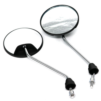 LMoDri univerzális kerek motorkerékpár visszapillantó tükrök Moped robogó motorkerékpár oldalsó tükör 8 mm 360 fokos konvex