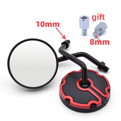 Univerzálne motocyklové príslušenstvo Spätné zrkadlá pre motocykle 10 mm upravené pre Honda CBR1000RR CBR1100XX PCX 125 PCX 150 CR80R