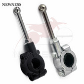 Motorkerékpár-állvány kitámasztó készlet lábpedál oldaltámasz Harley Honda Yamaha Suzuki BMW kerékpárokhoz 20-22 mm-es támasztékkal