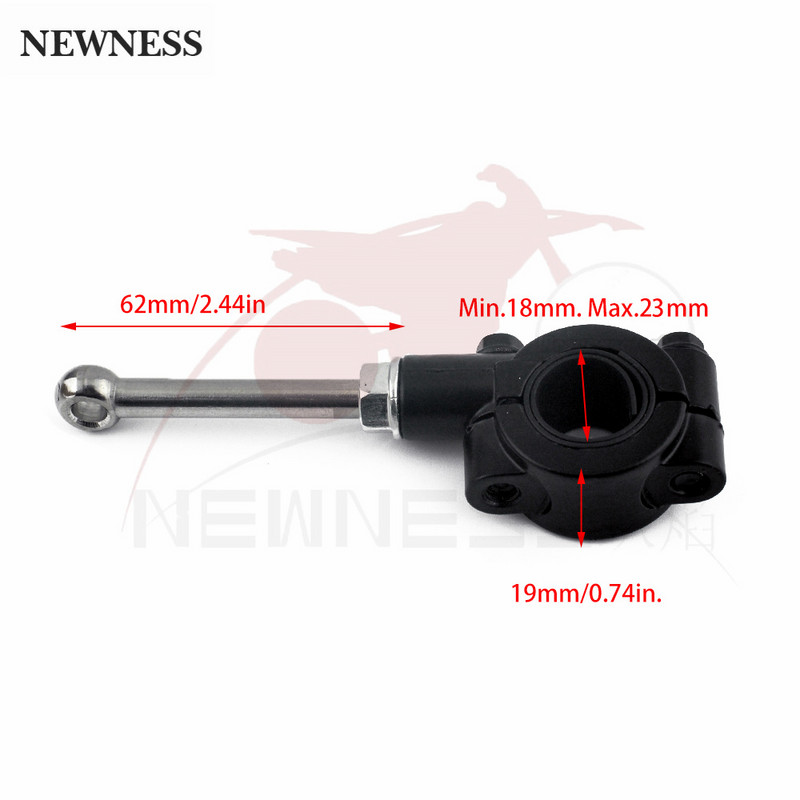 Motorkerékpár-állvány kitámasztó készlet lábpedál oldaltámasz Harley Honda Yamaha Suzuki BMW kerékpárokhoz 20-22 mm-es támasztékkal