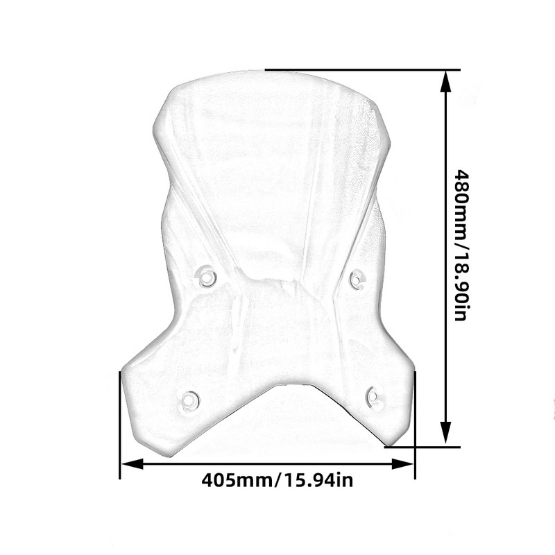 REALZION Аксесоари за мотоциклети Предно стъкло Предно стъкло Екран за предно стъкло за KTM 1290 Super ADV Adventure RS 2017-2019 2018