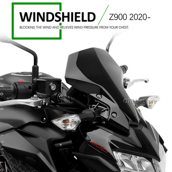 ΝΕΑ Αξεσουάρ μοτοσυκλέτας Παρμπρίζ Παρμπρίζ Ανεμοστρόβιλος αέρας για KAWASAKI Z650 Z 650 2021 2022
