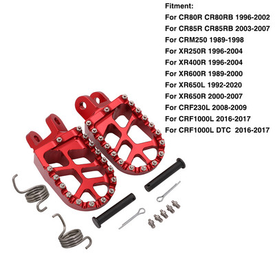 Pre motocykel HONDA XR250 XR 250 2000-2004, CNC hliníkové stupačky, opierka nôh, opierka na nohy, radiaca páka, pedál radiacej páky