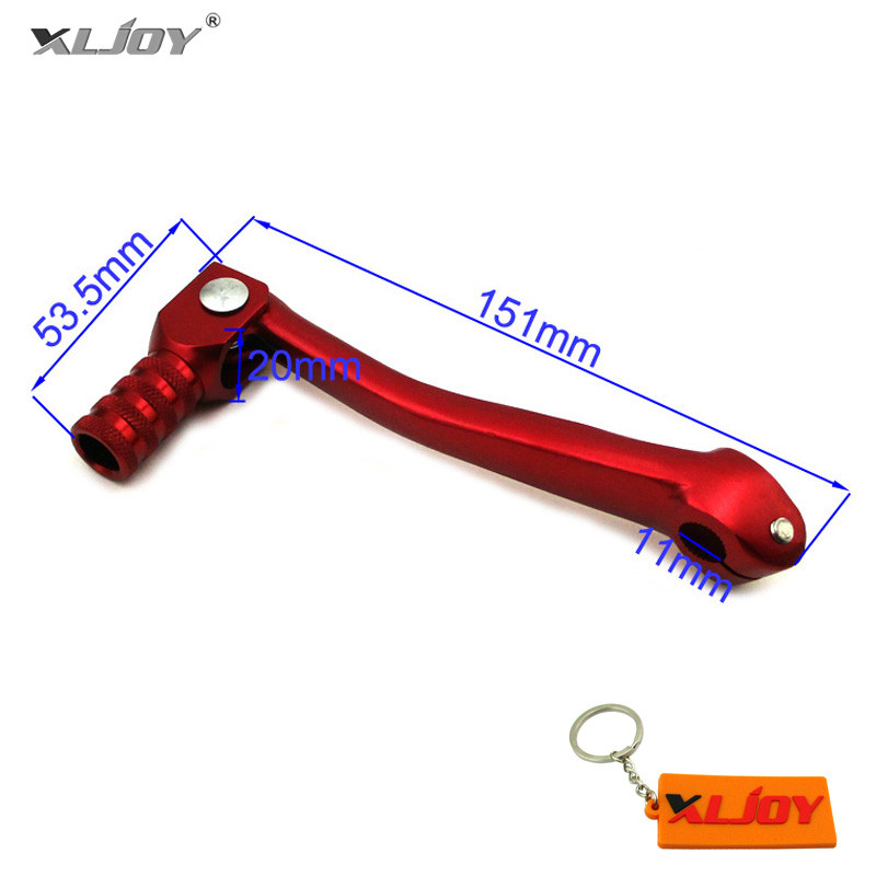 Skladacia radiaca páka 11 mm pre čínske pitbiky CRF50 CRF70 YCF SSR Braaap 50 70 90 ccm 110 ccm 125 ccm 140 ccm 150 ccm 160 ccm