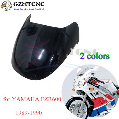 89 90 FZR 600 Предно стъкло на предното стъкло за Yamaha FZR600 1989-1990 Дефлектори на екрана на предното стъкло Аксесоари за мотоциклети
