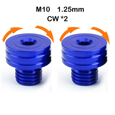 Az Ön boltja Univerzális M10 1,25 mm-es tükörlyuk dugók csavar BMW R1200GS S1000R s1000xr Suzuki SV650-hez Honda Motor Parthoz