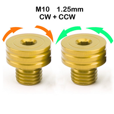 Az Ön boltja Univerzális M10 1,25 mm-es tükörlyuk dugók csavar BMW R1200GS S1000R s1000xr Suzuki SV650-hez Honda Motor Parthoz