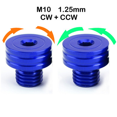 Az Ön boltja Univerzális M10 1,25 mm-es tükörlyuk dugók csavar BMW R1200GS S1000R s1000xr Suzuki SV650-hez Honda Motor Parthoz