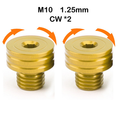 Az Ön boltja Univerzális M10 1,25 mm-es tükörlyuk dugók csavar BMW R1200GS S1000R s1000xr Suzuki SV650-hez Honda Motor Parthoz
